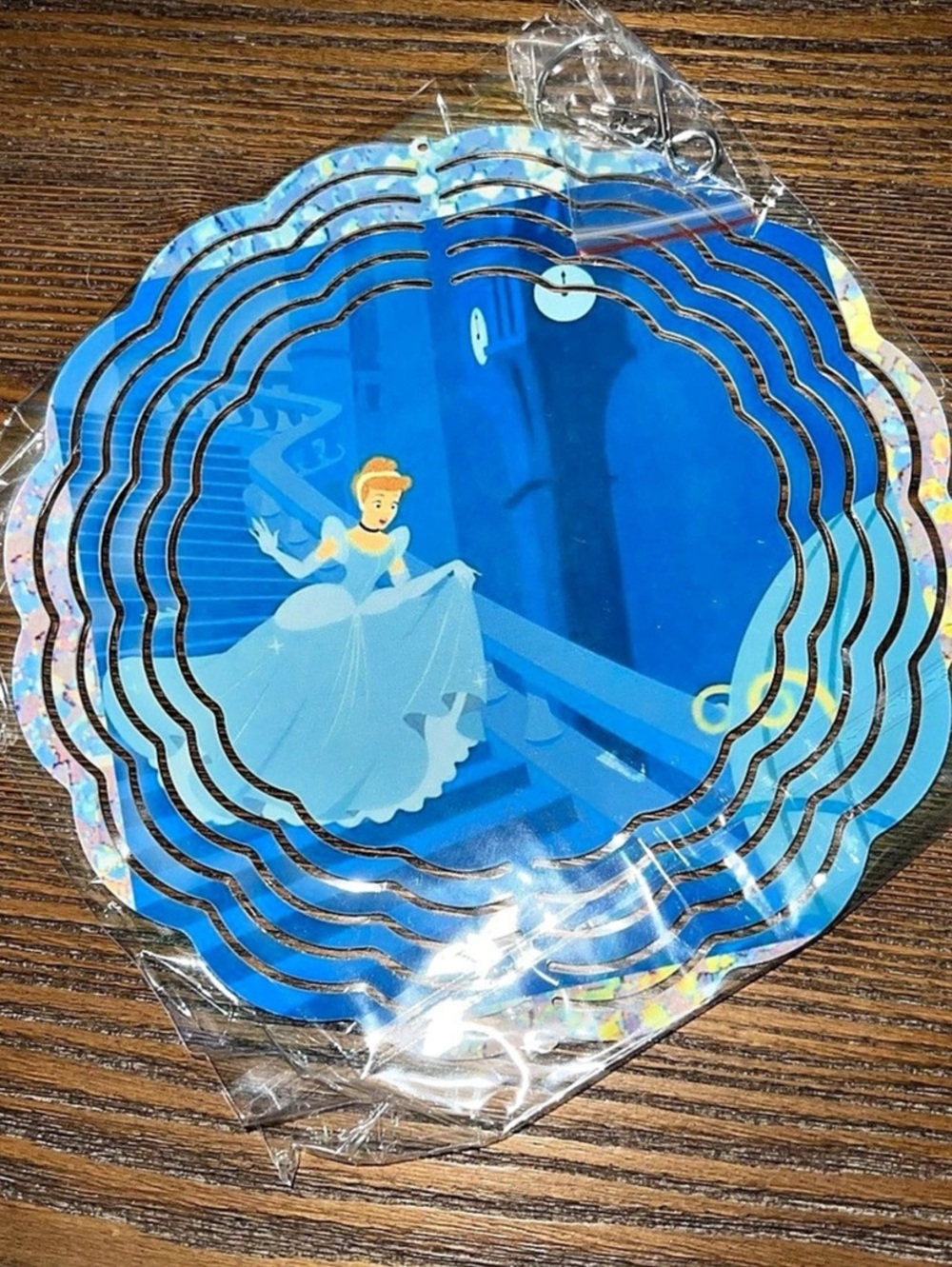 Handcrafted Cinderella Hanging Metal Spinner - NEW